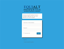 Tablet Screenshot of equialtproperties.com